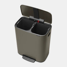 Load image into Gallery viewer, BRABANTIA 2 x 30L Bo Pedal Bin - Platinum