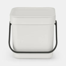 Load image into Gallery viewer, Brabantia 3L Sort & Go Waste Bin, Light Grey