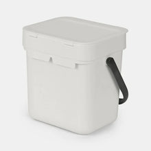 Load image into Gallery viewer, Brabantia 3L Sort & Go Waste Bin, Light Grey