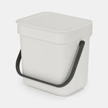 Load image into Gallery viewer, Brabantia 3L Sort &amp; Go Waste Bin, Light Grey
