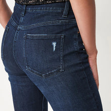 Load image into Gallery viewer, Dark Blue Ripped Skinny Jeans - Allsport