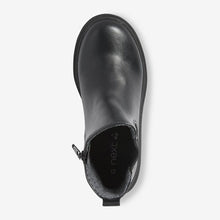 Load image into Gallery viewer, Black Chunky Chelsea Boots (Older Girls) - Allsport