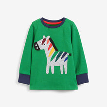 Load image into Gallery viewer, Blue/Green/Yellow Animals Snuggle Pyjamas 3 Pack (12mths-6yrs)