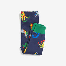 Load image into Gallery viewer, Blue/Green/Yellow Animals Snuggle Pyjamas 3 Pack (12mths-6yrs)