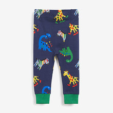 Load image into Gallery viewer, Blue/Green/Yellow Animals Snuggle Pyjamas 3 Pack (12mths-6yrs)