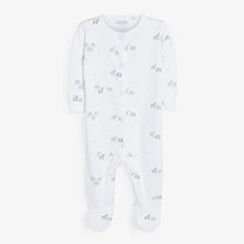 Load image into Gallery viewer, Grey Elephant 3 Pack Sleepsuits (0-18mths) - Allsport