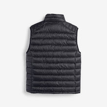Load image into Gallery viewer, Black Shower Resistant Quilted Gilet - Allsport