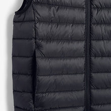 Load image into Gallery viewer, Black Shower Resistant Quilted Gilet - Allsport