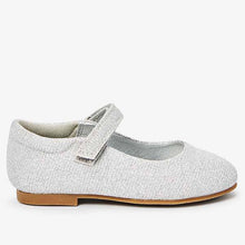 Load image into Gallery viewer, Glitter Mary Jane Silver Shoes (Younger) - Allsport