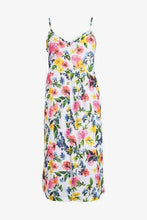 Load image into Gallery viewer, White Floral Strappy Dress - Allsport