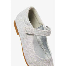 Load image into Gallery viewer, Glitter Mary Jane Silver Shoes (Younger) - Allsport