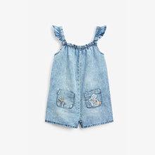 Load image into Gallery viewer, Denim Blue Character Playsuit With Headband Set (3mths-6yrs) - Allsport