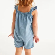 Load image into Gallery viewer, Denim Blue Character Playsuit With Headband Set (3mths-6yrs) - Allsport