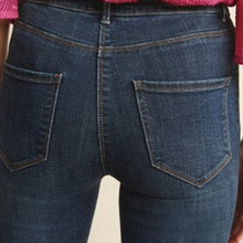 Load image into Gallery viewer, Dark Blue Power Stretch Denim Leggings - Allsport