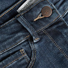 Load image into Gallery viewer, Dark Blue Power Stretch Denim Leggings - Allsport