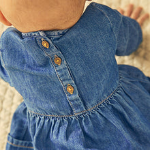 Load image into Gallery viewer, Denim Baby Long Sleeve Dress (0mths-18mths) - Allsport