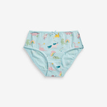 Load image into Gallery viewer, 7 Pack Blue / Ecru Dinosaur Briefs (2-12yrs) - Allsport