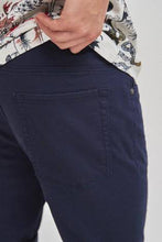 Load image into Gallery viewer, Navy Slim Fit 5 Pocket Chino Shorts - Allsport