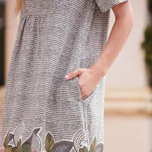 Load image into Gallery viewer, Blush Print Linen Blend Kaftan Dress - Allsport