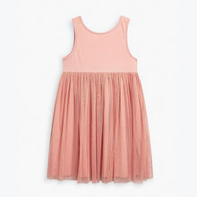 Load image into Gallery viewer, Pink Sequin Mesh Dress (3-12yrs) - Allsport