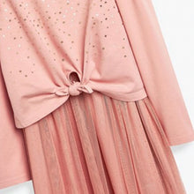 Load image into Gallery viewer, Pink Sequin Mesh Dress (3-12yrs) - Allsport