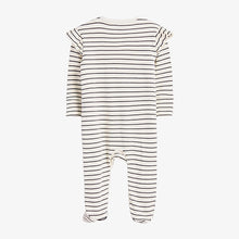 Load image into Gallery viewer, Pink/Charcoal Grey 3 Pack Bunny Sleepsuits (0mths-18mths) - Allsport