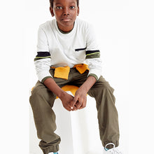 Load image into Gallery viewer, Khaki Utility Lined Pull-On Trousers (3-12yrs) - Allsport