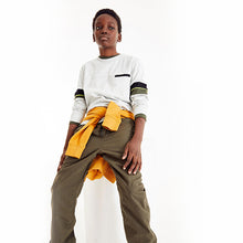 Load image into Gallery viewer, Khaki Utility Lined Pull-On Trousers (3-12yrs) - Allsport