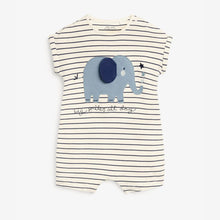 Load image into Gallery viewer, 3 Pack Appliqué Rompers (0mths-18mths) - Allsport