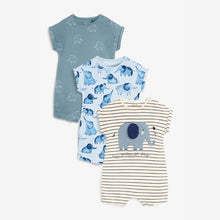 Load image into Gallery viewer, 3 Pack Appliqué Rompers (0mths-18mths) - Allsport