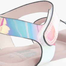Load image into Gallery viewer, Metallic Memory Foam Sporty Sandals (Older Girls)