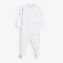 Load image into Gallery viewer, Pink 4 Pack Delicate Bunny Sleepsuits (0-18mths) - Allsport
