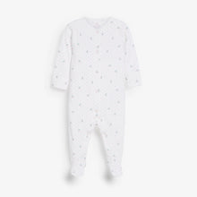 Load image into Gallery viewer, Pink 4 Pack Delicate Bunny Sleepsuits (0-18mths) - Allsport