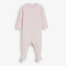 Load image into Gallery viewer, Pink 4 Pack Delicate Bunny Sleepsuits (0-18mths) - Allsport