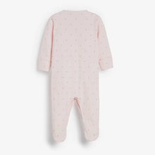 Load image into Gallery viewer, Pink 4 Pack Delicate Bunny Sleepsuits (0-18mths) - Allsport