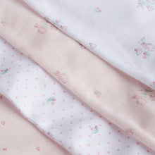 Load image into Gallery viewer, Pink 4 Pack Delicate Bunny Sleepsuits (0-12mths) - Allsport