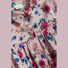 Load image into Gallery viewer, Pink Organic Cotton Printed Shirt Dress (3mths-6yrs) - Allsport