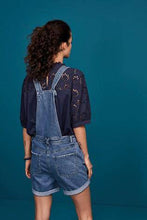 Load image into Gallery viewer, Mid Blue Dungaree Shorts - Allsport