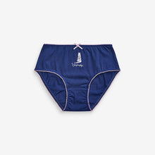 Load image into Gallery viewer, 7 Pack Red/Green/ Purple Days of the Week Briefs (1.5-12yrs) - Allsport