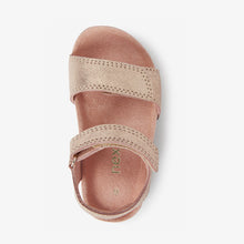 Load image into Gallery viewer, Gold Leather Sandals (Younger Girls) - Allsport