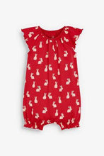 Load image into Gallery viewer, Rust 3 Pack Bunny Rompers (up to 18 months) - Allsport