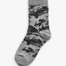 Load image into Gallery viewer, Camouflage 7 Pack Cotton Rich Socks (Older) - Allsport