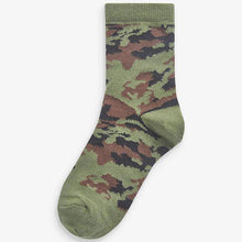 Load image into Gallery viewer, Camouflage 7 Pack Cotton Rich Socks (Older) - Allsport
