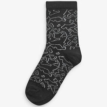 Load image into Gallery viewer, Camouflage 7 Pack Cotton Rich Socks (Older) - Allsport