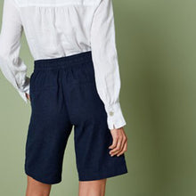 Load image into Gallery viewer, LINEN KNEE NAVY - Allsport