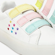 Load image into Gallery viewer, White Light-Up Trainers (Younger Girls)