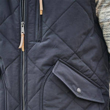 Load image into Gallery viewer, Navy Shower Resistant Diamond Quilted Gilet - Allsport