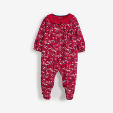 Load image into Gallery viewer, 2 Pack Red Smart Baby Sleepsuits (0mths-18mths) - Allsport