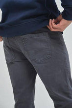 Load image into Gallery viewer, Navy Slim Fit Garment Dyed Jeans With Stretch - Allsport