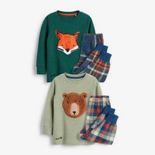 Load image into Gallery viewer, 2 Pack Check Pyjamas (9mths-8yrs) - Allsport